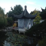 Exterior commercial painting in Portland Oregon. Cascade painting and restoration gardens brand in progress