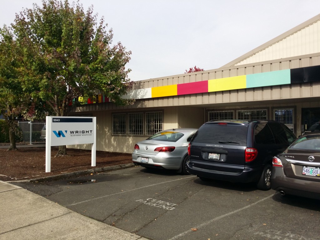 Exterior commercial painting in Portland Oregon. Cascade painting and restoration retail